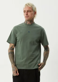 T-Shirts<Afends Flame  - Retro Tee Sycamore