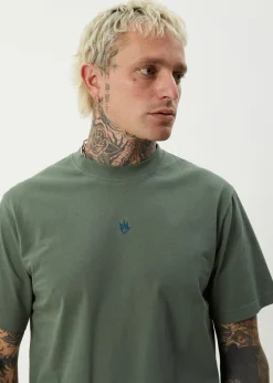 T-Shirts<Afends Flame - Retro Tee Sycamore