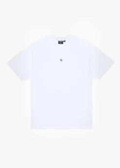 T-Shirts<Afends Flame  - Retro Tee White / Blue