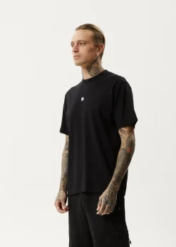 T-Shirts<Afends Flame  - Retro Tee Black