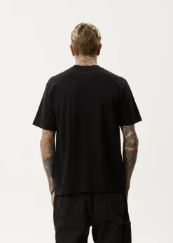 T-Shirts<Afends Flame  - Retro Tee Black