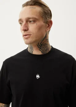 T-Shirts<Afends Flame  - Retro Tee Black
