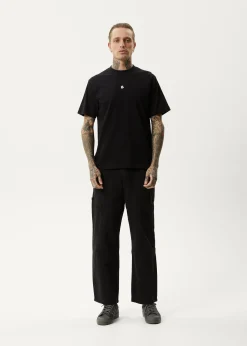 T-Shirts<Afends Flame  - Retro Tee Black