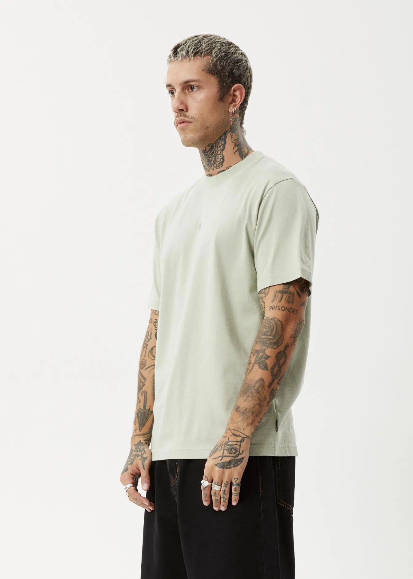 T-Shirts<Afends Flame - Retro Tee Eucalyptus
