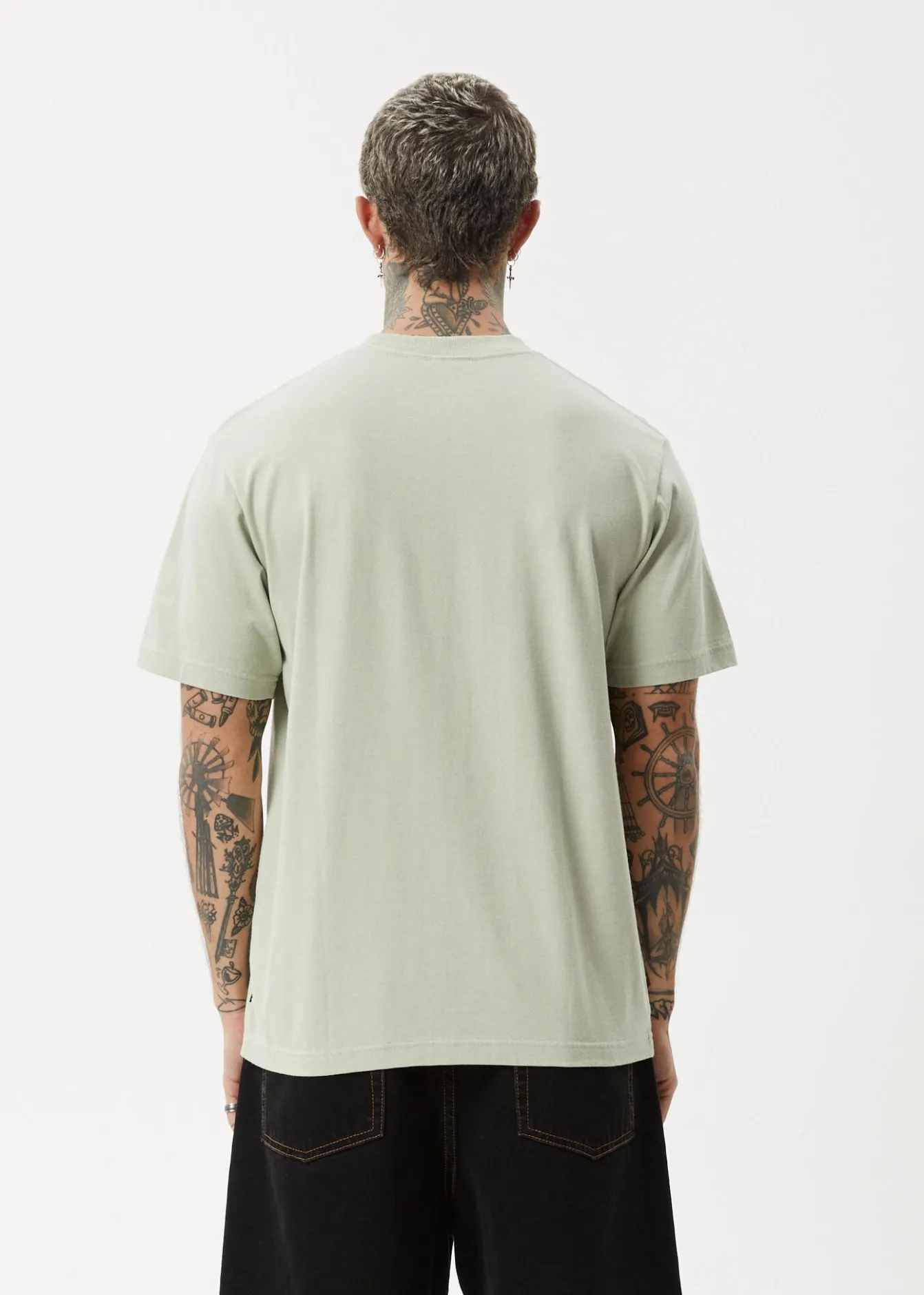 T-Shirts<Afends Flame - Retro Tee Eucalyptus