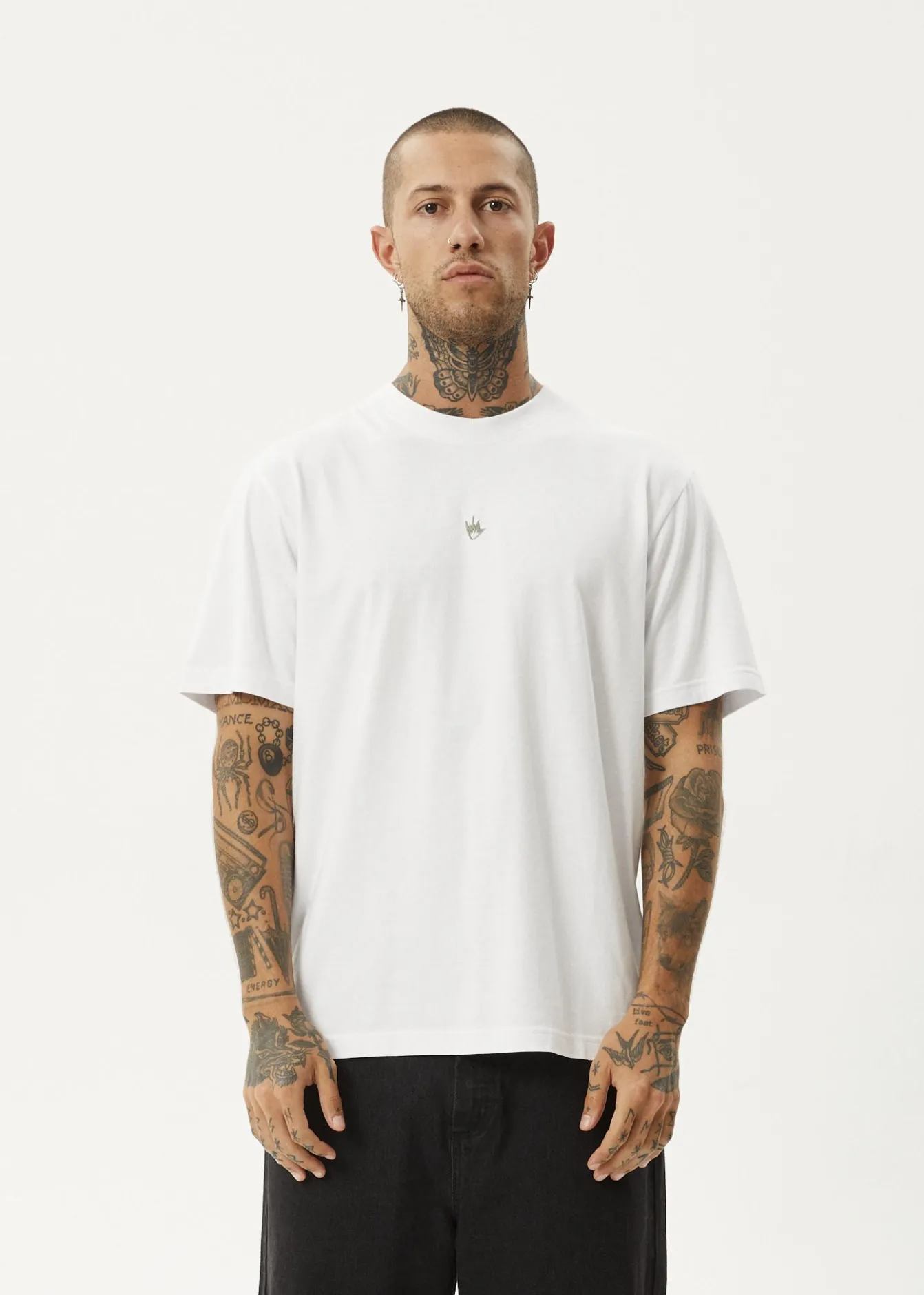 T-Shirts<Afends Flame - Retro Tee White