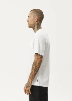 T-Shirts<Afends Flame - Retro Tee White