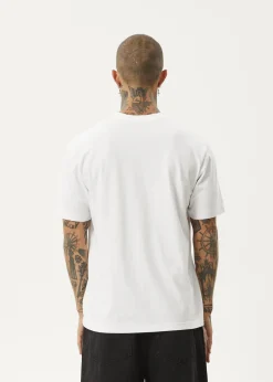 T-Shirts<Afends Flame - Retro Tee White