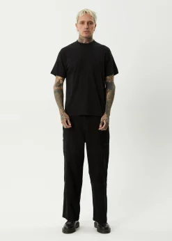 T-Shirts<Afends Foundation  - Boxy Tee Black