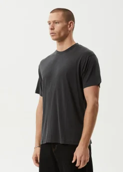 T-Shirts<Afends Foundation  - Boxy Tee Stone Black