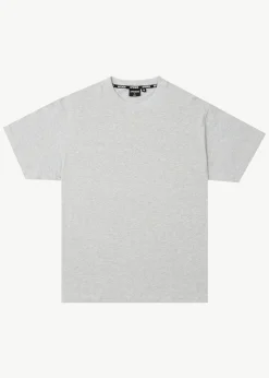 T-Shirts<Afends Foundation  - Boxy Tee Shadow Grey Marle