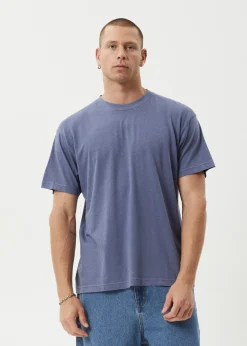T-Shirts<Afends Foundation  - Boxy Tee Washed Marlin