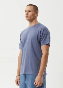 T-Shirts<Afends Foundation - Boxy Tee Washed Marlin