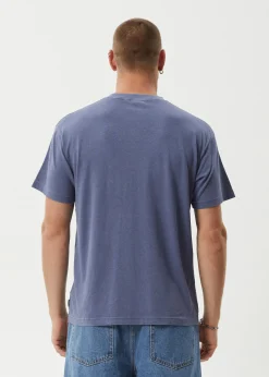 T-Shirts<Afends Foundation - Boxy Tee Washed Marlin