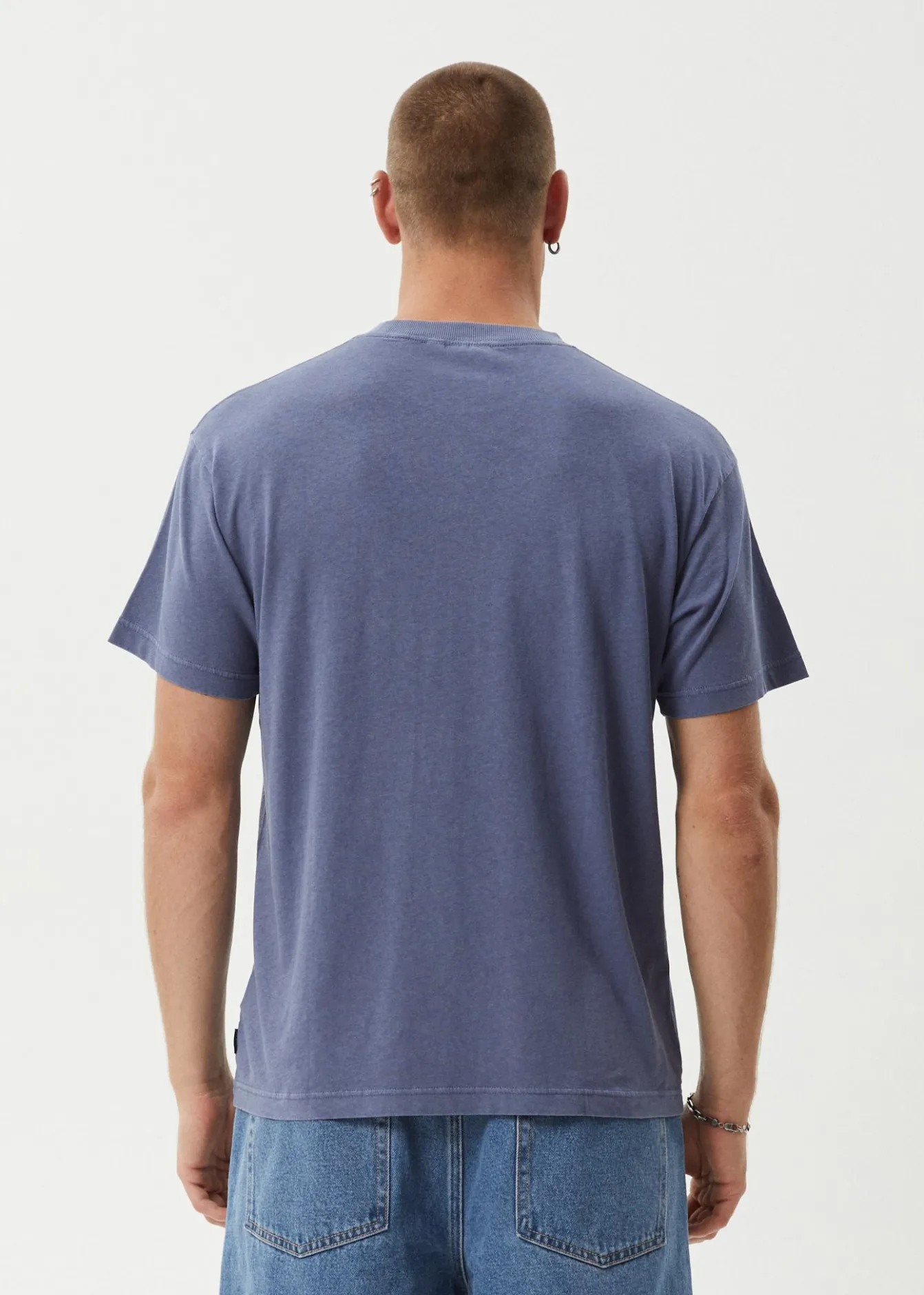 T-Shirts<Afends Foundation - Boxy Tee Washed Marlin