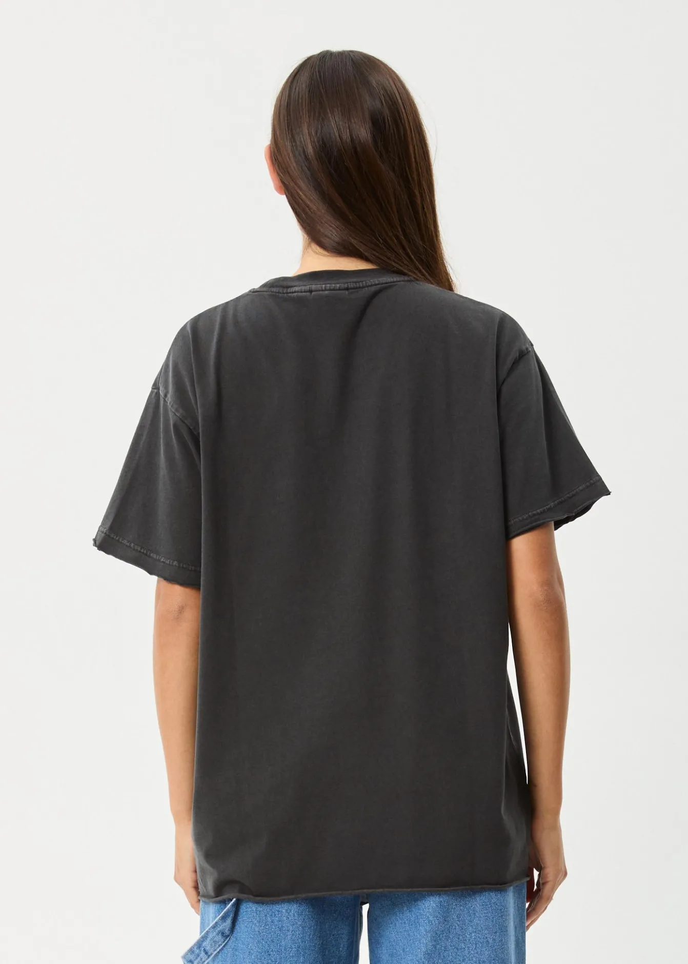 Tees & Shirts<Afends Frolic - Oversized Tee Stone Black