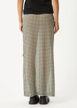 Sets & Co-Ords|Skirts<Afends Gambet  -  Sheer Maxi Skirt Black / Sand