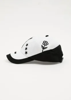 Accessories|Accessories<Afends Games  - Panelled Cap White / Black