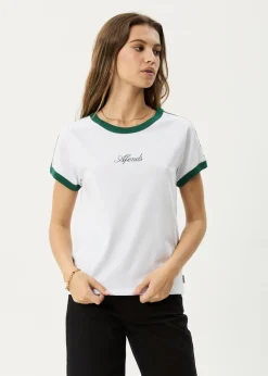 Tees & Shirts<Afends Games  - Regular Tee White