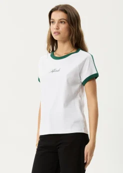 Tees & Shirts<Afends Games  - Regular Tee White