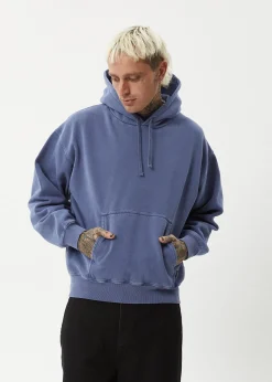 Sweaters & Hoodies|Outerwear<Afends Genesis  - Boxy Hoodie Washed Marlin