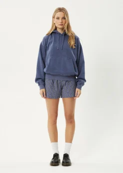 Sweaters & Hoodies|Outerwear<Afends Genesis  - Boxy Hoodie Washed Marlin