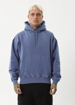 Sweaters & Hoodies|Outerwear<Afends Genesis  - Boxy Hoodie Washed Marlin