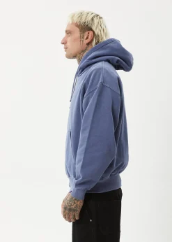 Sweaters & Hoodies|Outerwear<Afends Genesis  - Boxy Hoodie Washed Marlin