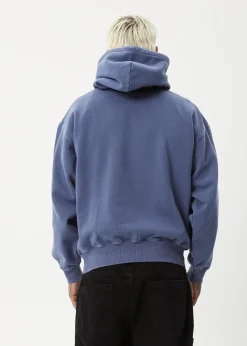 Sweaters & Hoodies|Outerwear<Afends Genesis  - Boxy Hoodie Washed Marlin