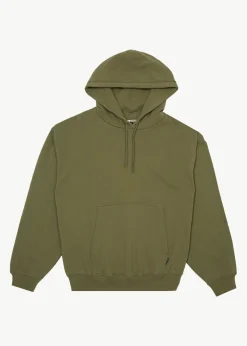 Sweaters & Hoodies|Outerwear<Afends Genesis  - Boxy Hoodie Military