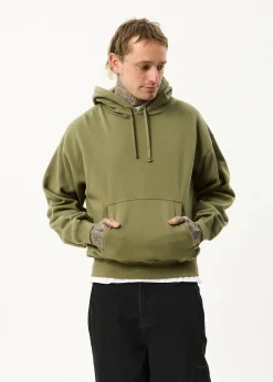 Sweaters & Hoodies|Outerwear<Afends Genesis  - Boxy Hoodie Military