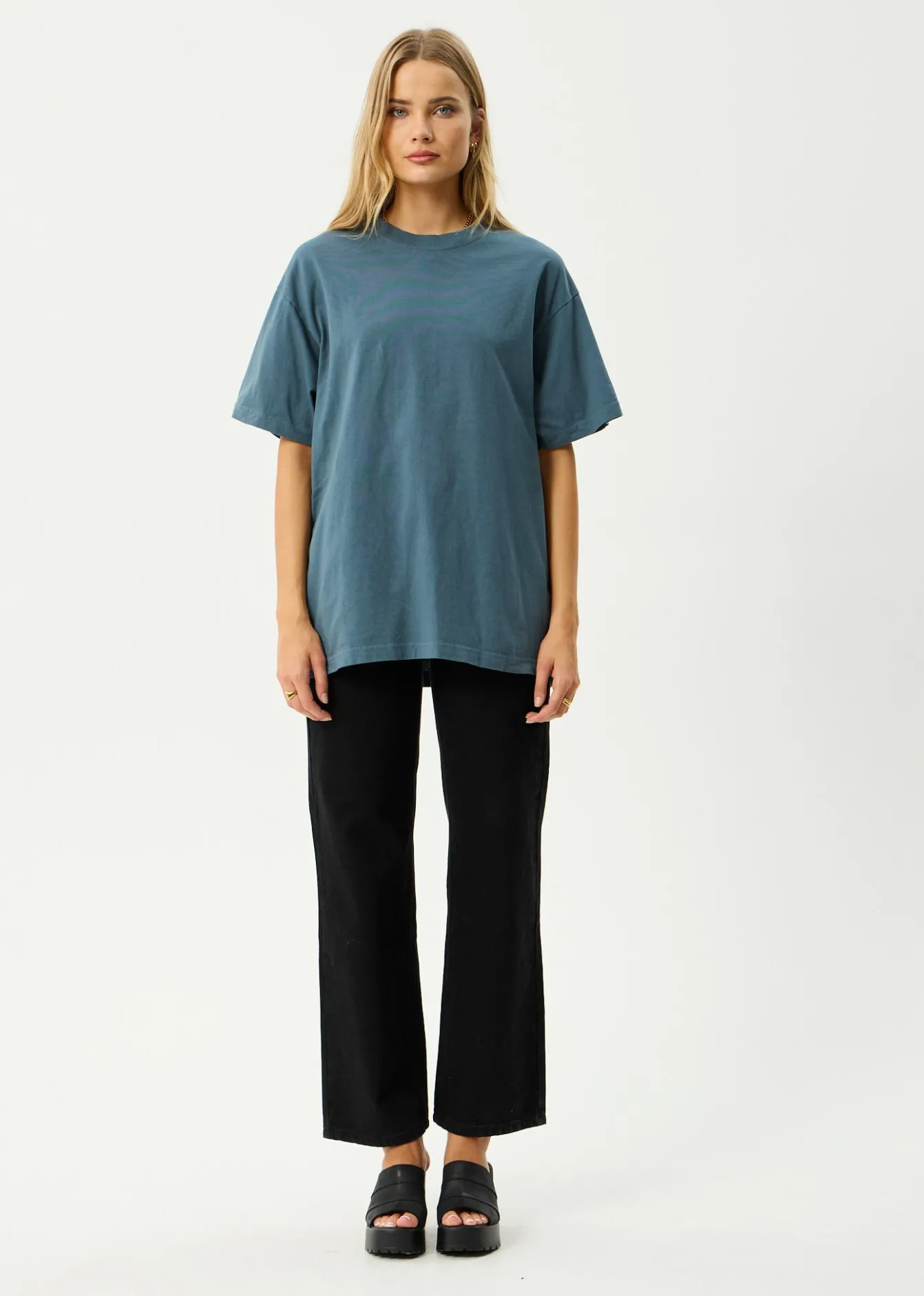 T-Shirts|Tees & Shirts<Afends Genesis - Heavyweight Boxy Tee Fuel