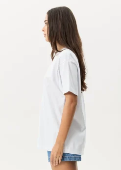 T-Shirts|Tees & Shirts<Afends Genesis  - Heavyweight Boxy Tee White
