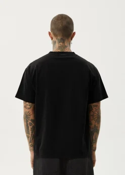 T-Shirts|Tees & Shirts<Afends Genesis  - Heavyweight Boxy Tee Black