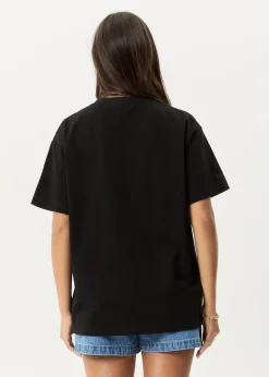 T-Shirts|Tees & Shirts<Afends Genesis  - Heavyweight Boxy Tee Black