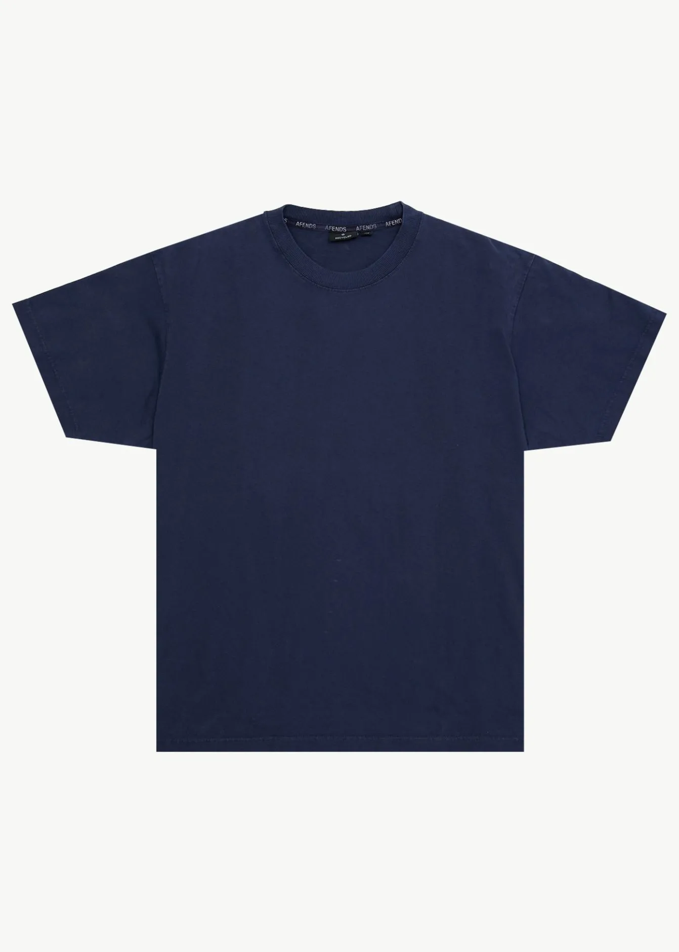 T-Shirts|Tees & Shirts<Afends Genesis - Heavyweight Boxy Tee Washed Deep Sea