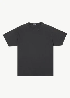T-Shirts|Tees & Shirts<Afends Genesis  - Heavyweight Boxy Tee Stone Black