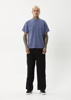 T-Shirts<Afends Genesis  - Heavyweight Boxy Tee Washed Marlin