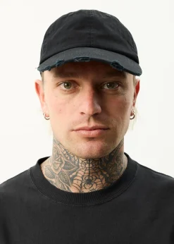 Accessories|Accessories<Afends Genesis - Six Panel Cap Stone Black