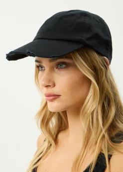 Accessories|Accessories<Afends Genesis - Six Panel Cap Stone Black
