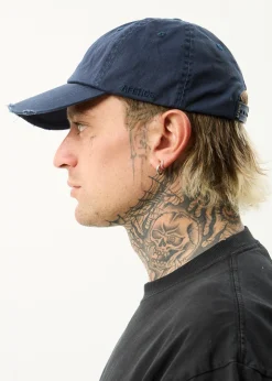 Accessories|Accessories<Afends Genesis  - Six Panel Cap Washed Deep Sea