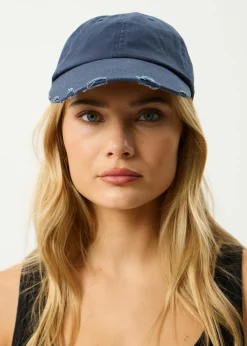 Accessories|Accessories<Afends Genesis  - Six Panel Cap Washed Deep Sea