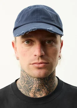 Accessories|Accessories<Afends Genesis  - Six Panel Cap Washed Deep Sea