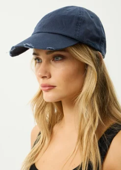 Accessories|Accessories<Afends Genesis  - Six Panel Cap Washed Deep Sea