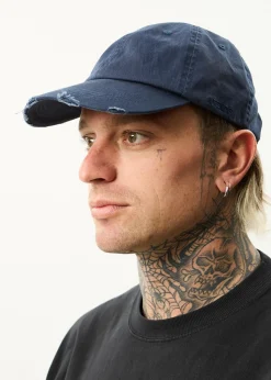 Accessories|Accessories<Afends Genesis  - Six Panel Cap Washed Deep Sea