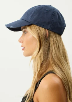 Accessories|Accessories<Afends Genesis  - Six Panel Cap Washed Deep Sea