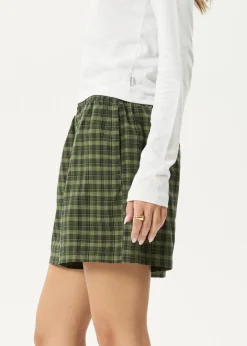 Sets & Co-Ords|Shorts<Afends Ghost  - Boxer Short Oil Green