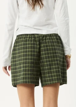 Sets & Co-Ords|Shorts<Afends Ghost  - Boxer Short Oil Green
