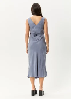 Dresses<Afends Gia  - Cupro Maxi Dress Marlin