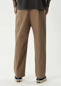 Pants<Afends Glider  - Pleated Pant Fossil